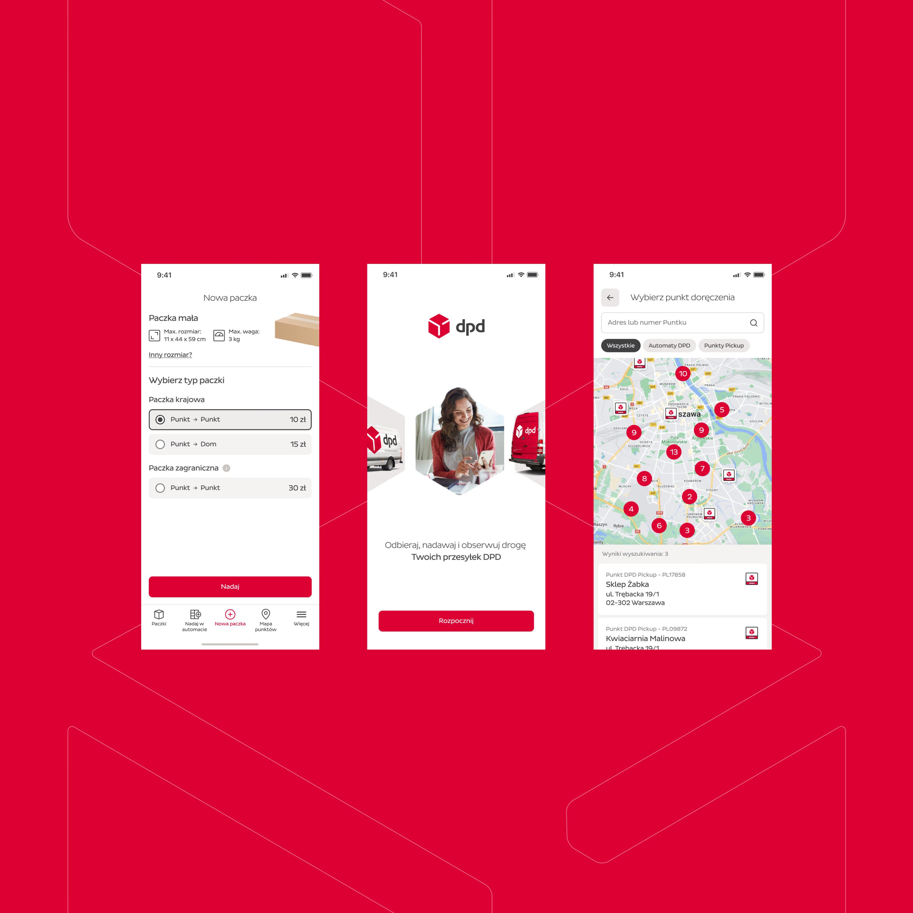 Kompleksowa modernizacja aplikacji mobilnej DPD - DPD Mobile