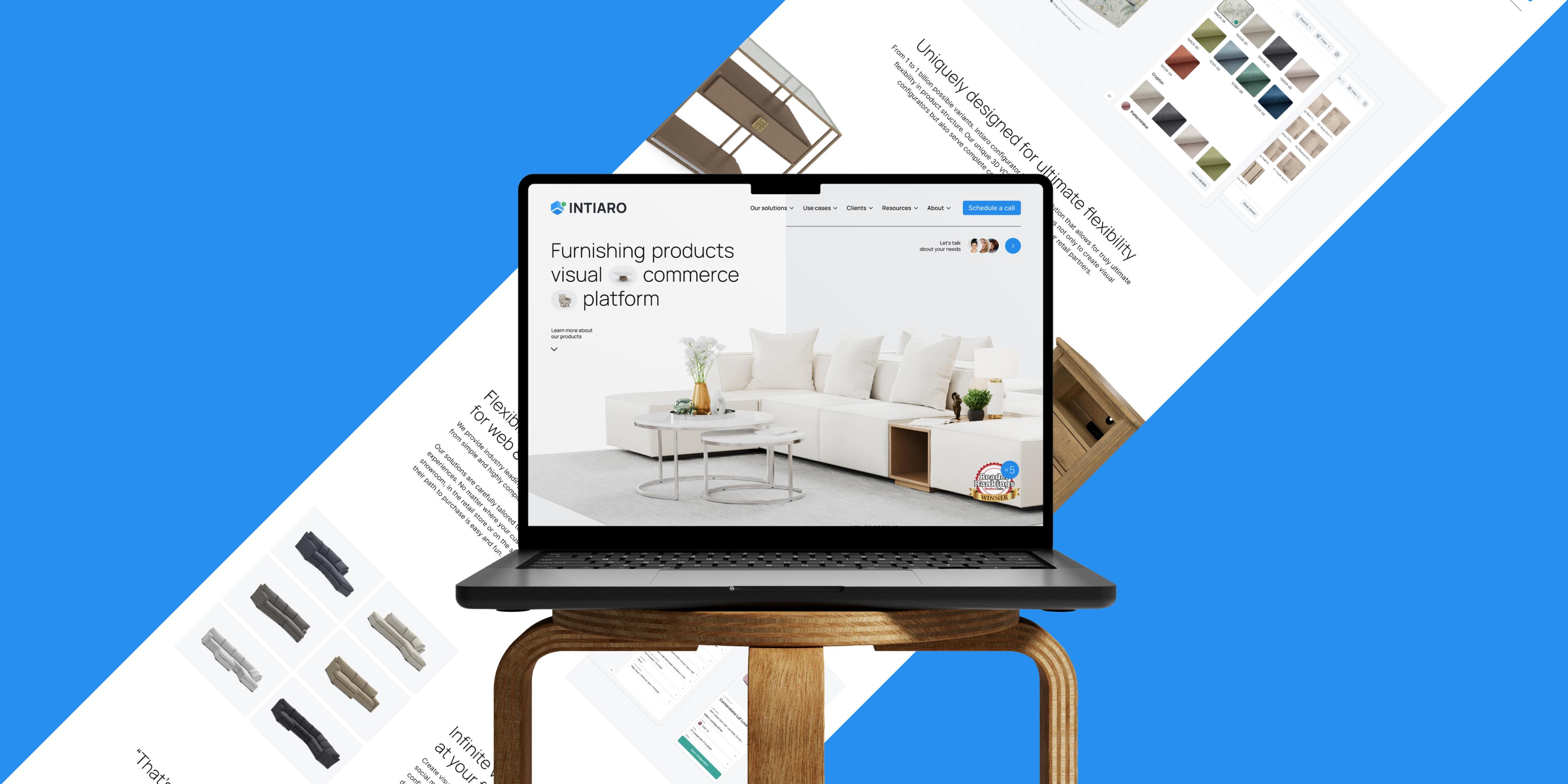Redesign platformy Intiaro - nowe standardy w branży meblowej